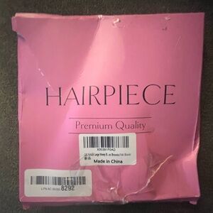 New! Large Messy Bun Brunette/Ash Blonde Hairpiece